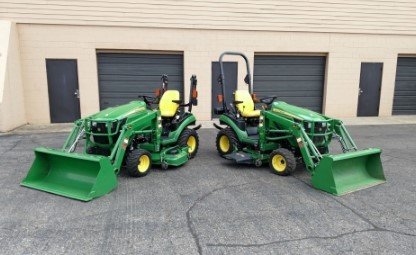 differences between the john deere 1025r and 2025r