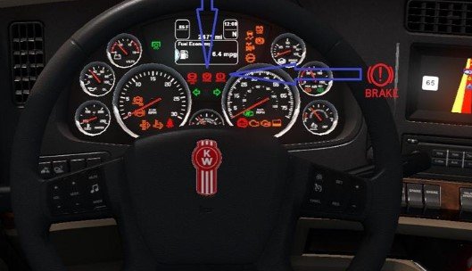 kenworth dash lights meaning