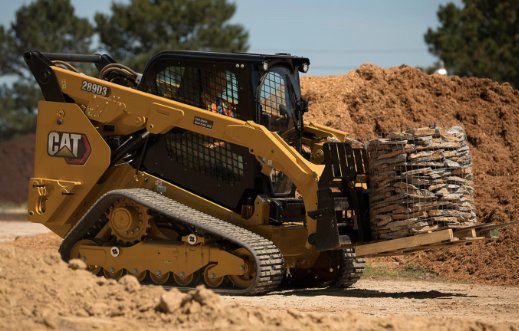 caterpillar skid steer warning lights