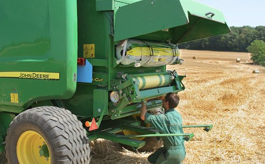 solving john deere 568 baler net wrap problems