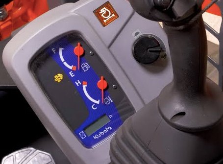 warning lights on kubota skid steer