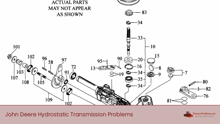 john deere hydrostatic transmission problems