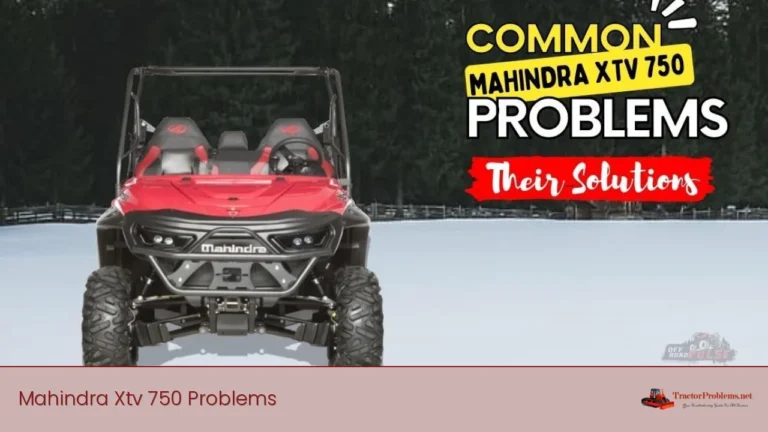 mahindra xtv 750 problems