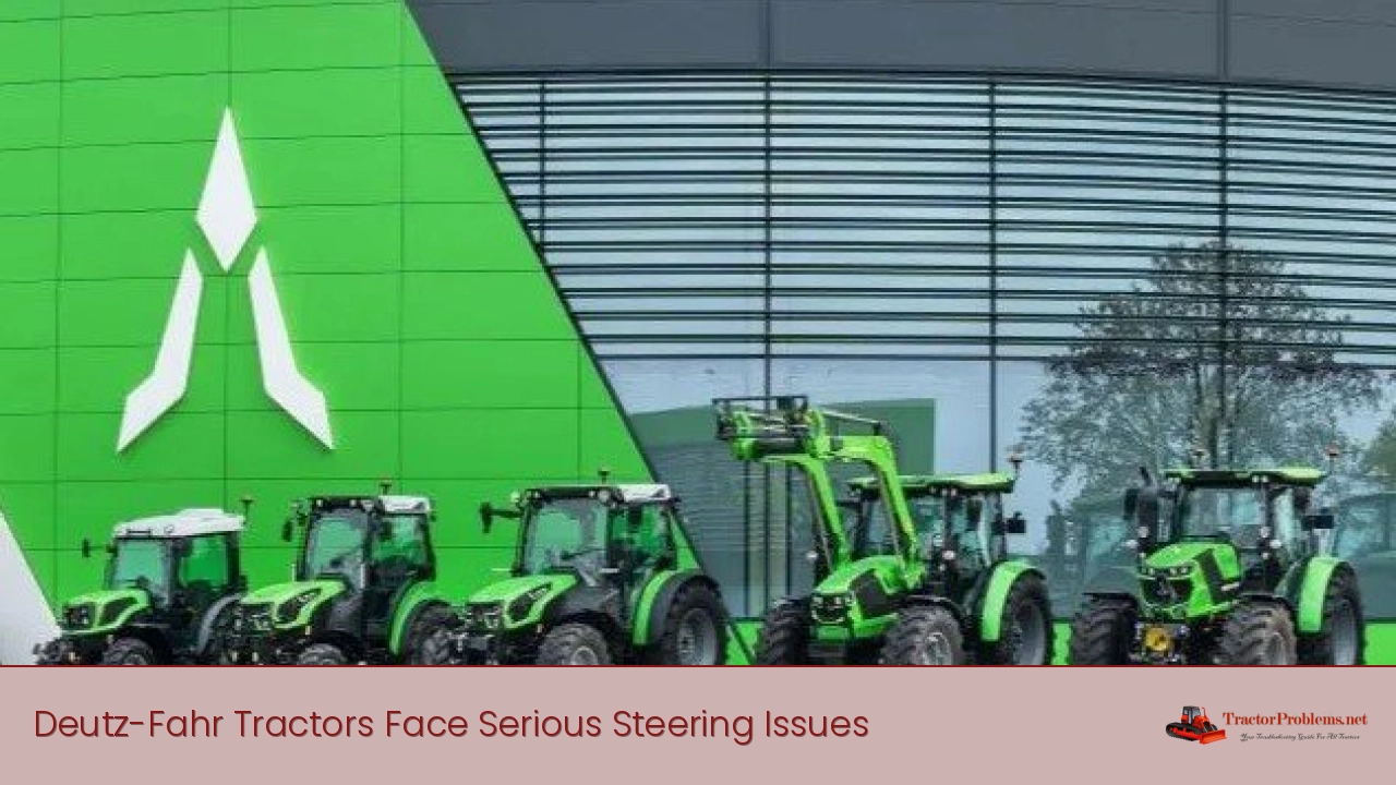 deutz-fahr tractors face serious steering issues