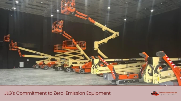 jlg's commitment to zero-emission equipment